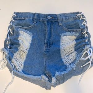 SHEIN denim shorts